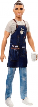Barbie Careers Ken Barista Doll Кукла Кен бариста