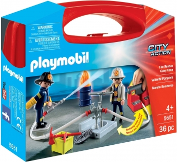 Игровой набор ПлейМобил Пожарная служба PLAYMOBIL Fire Rescue Carry Case 5651