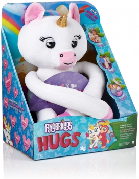 Интерактивный единорог  обнимашка Мягкий Fingerlings Джиджи Gigi  Interactive Plush Baby Unicorn 