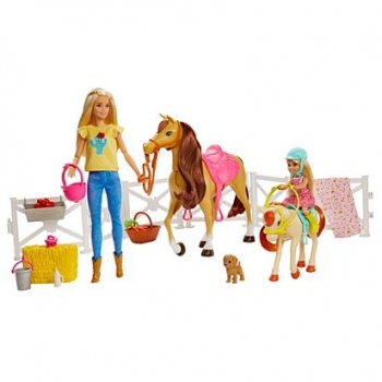 Набор Барби и Челси Верховая езда Barbie Hugs and Horses FXH15