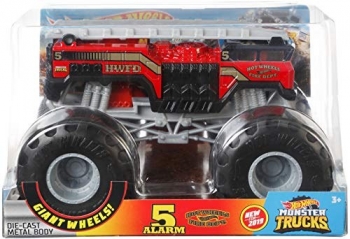 Машинка Хот Вилс Hot Wheels Monster Trucks  5 Alarm монстр трак 