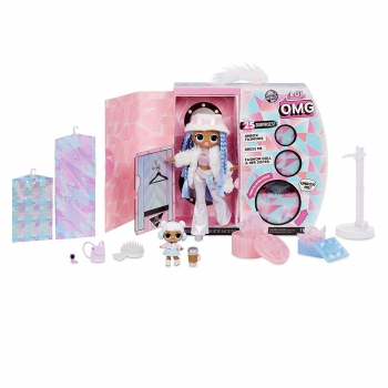 Кукла L.O.L. Surprise! O.M.G. Winter Disco Snowlicious Fashion Зимнее диско Снежный Ангел и сестричка 561828