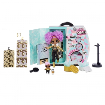 Кукла L.O.L. Surprise! O.M.G. Winter Disco 24K D.J. Fashion Зимнее диско Леди Дива  Ди Джей и сестричка 561811 