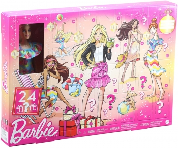 Адвент календарь Кукла Барби Стиль и Шик с одеждой и аксессуарами  Barbie GYN37 Advent Calendar
