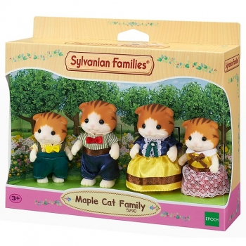 Семья рыжих кленовых кошек Sylvanian families Maple Cat Family