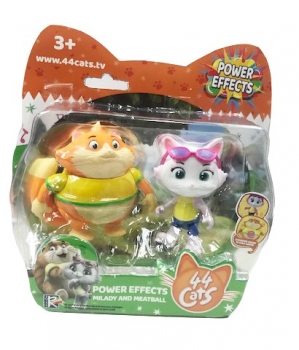 Набор фигурок 44 Cats  Фрикадель и Миледи Суперсилы 34114