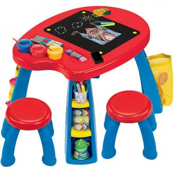 Crayola Парта со стульчиками Creativity Play Station Desk & Chair Set
