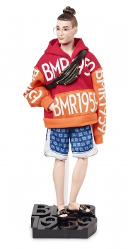 Кен шарнирный Ken Barbie Bold Logo Hoodie & Basketball BMR1959  