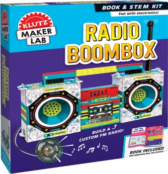 Творческий набор Создай свое Радио Бумбокс KLUTZ Maker Lab Radio Boombox 