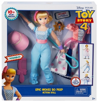 Кукла История Игрушек  Бо Пип с аксессуарами  Шарнирная  Toy Story 4 Epic Moves Bo Peep 