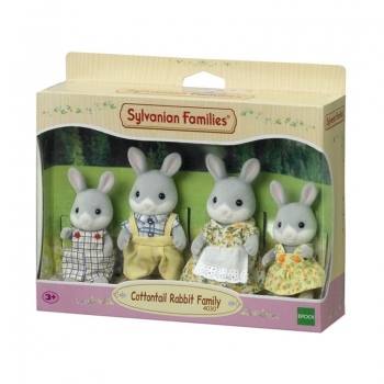 Sylvanian Families Семья Хлопковых кроликов Cottontail Rabbit Сильваниан