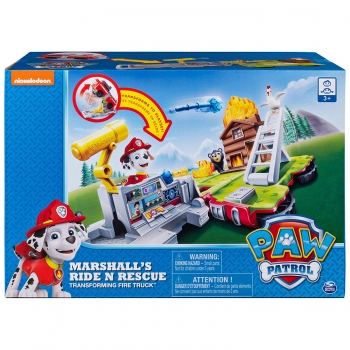 Щенячий Патруль Машина трансформер Маршалла Paw Patrol Marshall Ride Rescue