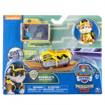 Щенячий патруль Paw Patrol Чрезвычайная миссия Крепыш Mission Paw  Rubble Mini Miner