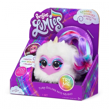 Интерактивный единорог Дэйзи POMSIES Lumies Dazzle Gogo 