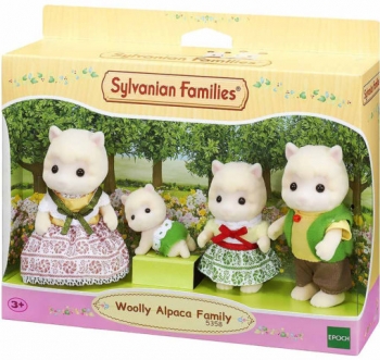Sylvanian Families Семья Альпака Wooly Alpaca Family Сильваниан фэмили