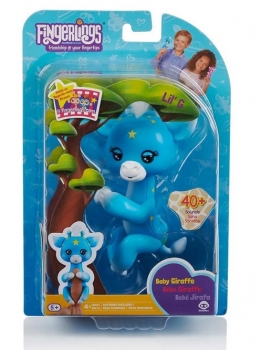 Интерактивный ручной малыш жираф WowWee Fingerlings 
