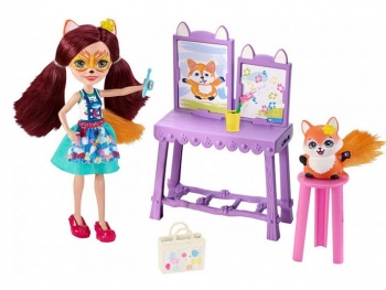 Игровой набор Художественная студия Лисички Фелисити Enchantimals Felicity Fox Art Studio 