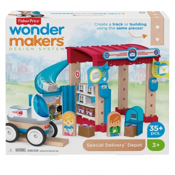 Конструктор Fisher-Price Wonder Makers Design System Special Delivery Depot