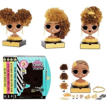 Голова для причесок Манекен ЛОЛ  Королева Пчела L. O. L. Surprise OMG Styling Head Royal Bee 