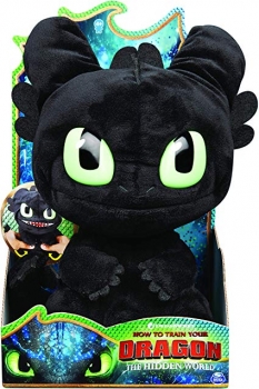 Дракон Беззубик со звуком 28 см Dreamworks Dragons Squeeze & Roar Toothless