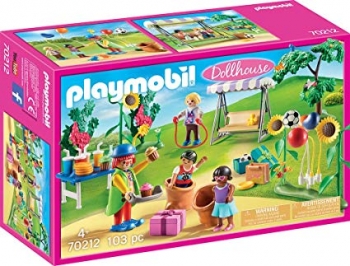 Playmobil  плеймобил 70212  День рождения с клоуном 103 предмета 