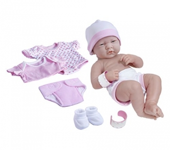 Реалистичный пупс La Newborn Nursery 8 Piece Layette Baby Doll Gift Set