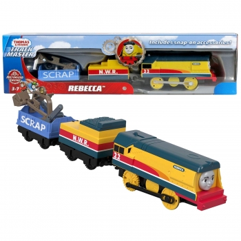 Паровозик  моторизованный  Ребекка Thomas Jet Engine  fisher-price trackmaster  Rebecca Engine 