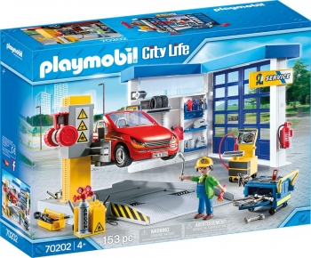 Плеймобил Автомастерская СТО ремонт машин Playmobil  70202  Car Repair Garage 