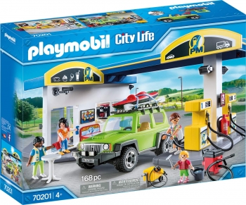 Плеймобил Автозаправочная станция с магазином  Playmobil 70201 Gas Station 