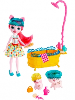 Кукла Энчантималс Enchantimals Банный день GJX35