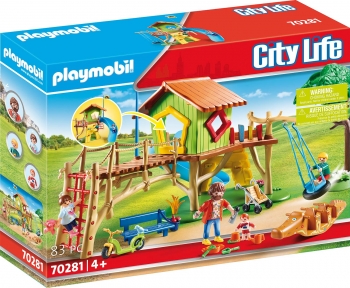 Плеймобил  Детская игровая площадка в эко-стиле Playmobil 70281 Adventure Playground 