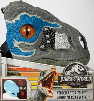 Маска динозавра Велоцираптор  Jurassic World velociraptor chomp roar mask 