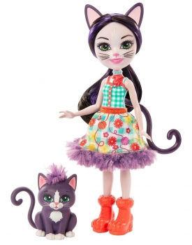 Кукла Enchantimals Ciesta Cat Энчантималс кошка Сиеста