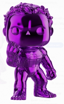 Фигурка  Халк виниловая  Hulk  Marvel Avengers Endgame Funko POP Purple Chrome