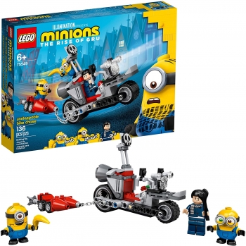 Lego Minions Невероятная погоня на мотоцикле 75549