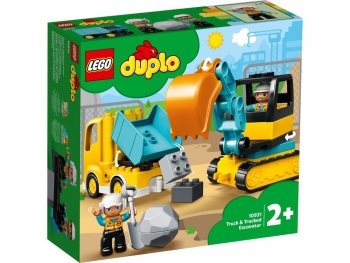 Lego Duplo Грузовик и гусеничный экскаватор 10931