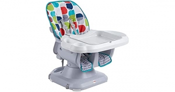 Стульчик для кормления Бустер Комфорт Горошек Fisher Price SpaceSaver FTL90
