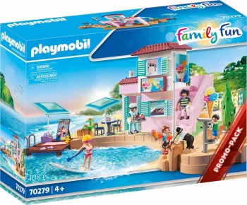 Плеймобил  Playmobil 70279 Кафе  мороженое в гавани Waterfront Ice Cream Shop 