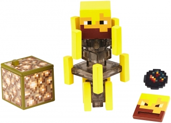 Фигурка Майнкрафт  ифрит Блейз Minecraft Comic Maker Blaze Action 