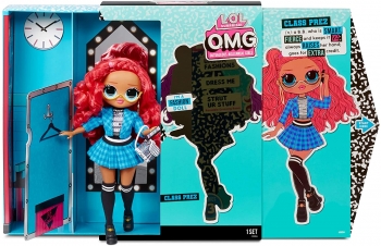 Большая кукла LOL Surprise O.M.G. 3 серия ЛОЛ ОМГ Class Prez Fashion Doll 