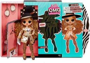 Большая кукла LOL Surprise O.M.G. 3 серия ЛОЛ ОМГ  Da Boss Fashion Doll 