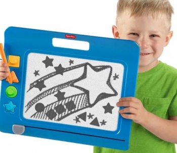 Магнитная доска для рисования  планшет  Fisher-Price DoodlePro Slim Aqua