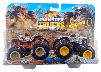 Набор внедорожников  Hot Wheels monster jam trucks  Safari vs Wild Streak gigant wheels