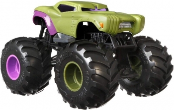 Джип внедорожник  Hot Wheels monster jam trucks marvel hulk Халк 1:24 scale gjg69