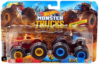 Набор внедорожников  Hot Wheels monster jam trucks spur moment steer clear 