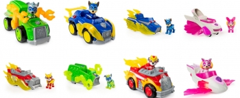 Набор Щенячий Патруль щенков с машинками   Могучие Щенки  Paw Patrol Mighty Super Paws  в ассортименте