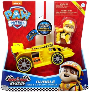 Набор Щенячий Патруль Крепыш на гоночной машине  Ready Race Rescue - Race & Go Deluxe Rubble