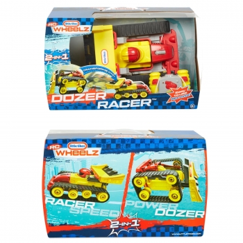 Машинка 2 в 1 с дистанционным управлением гонка бульдозер  Little Tikes dozer racer 
