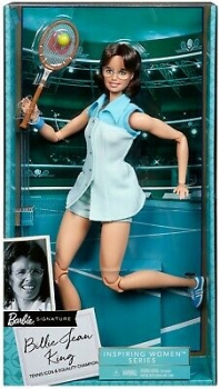 Барби Билли Джин Кинг Вдохновляющие женщины Barbie Inspiring Women Billie Jean King