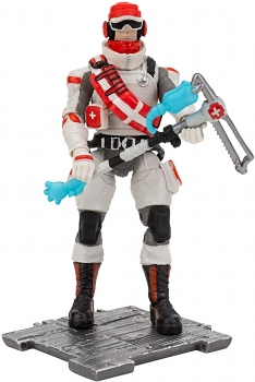  Коллекционная фигурка Fortnite Фортнайт Solo Mode Triage Trooper S3. 10 см